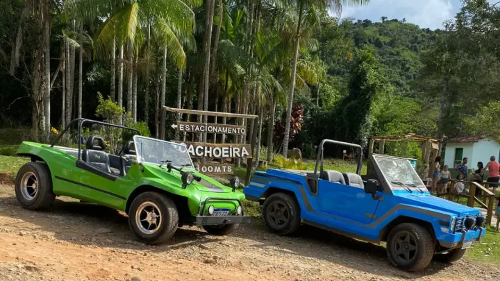 Passeio de Buggy para as Cachoeiras do Paiolinho – Aventura, Natureza e Banhos Refrescantes em Passa Quatro-MG